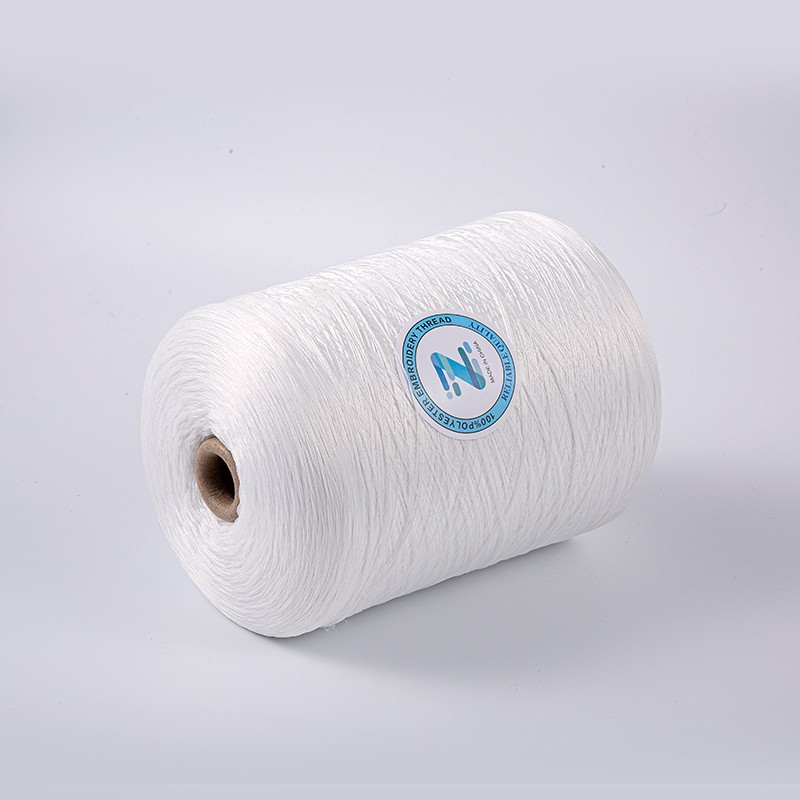 Hilo de bordado de poliéster 150d Hyn de leche suave para encaje GPO Hilo de bordado de poliéster 150d Hyn de leche suave para encaje GPO