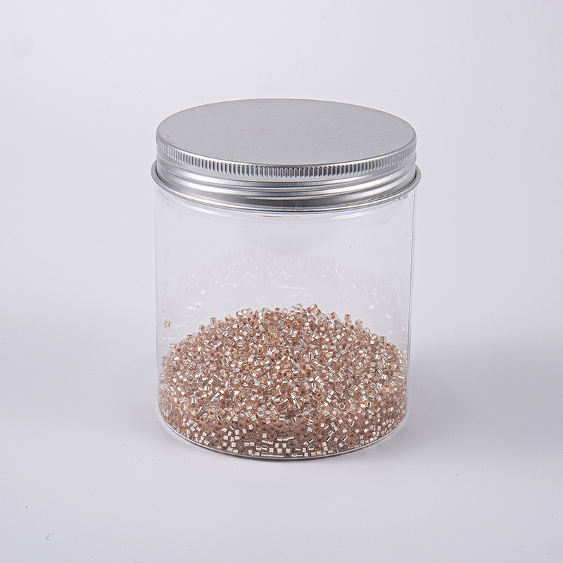 Cuentas de vidrio de bordado de oro rosa de 3.0 mm de 3.0 mm